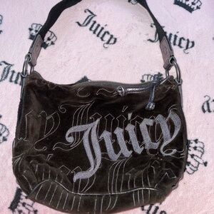 Vintage black juicy couture shoulder bag